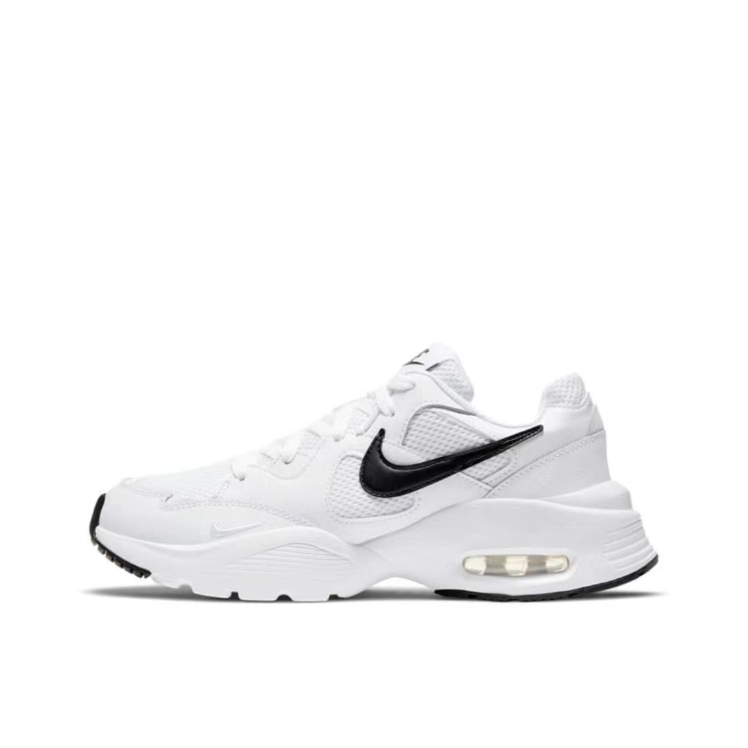 Nike Air Max Fusion Slip Resistant Abrasion Resistant Low top Running Shoes Women's Red Blue