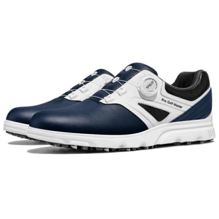PGM Slip Resistant Slip Resistant Low top Golf Shoes Men’s Navy Blue