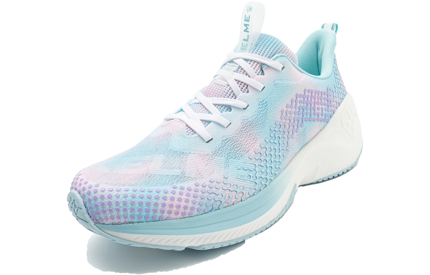 KELME Round Tip Mesh Cushioning Slip Resistant Breathable Lightweight Low top Casual Running Shoes Unisex