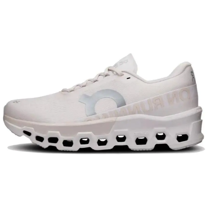 On Women's CloudmOnster 2 'Sand Frost' Women's