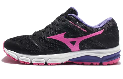 Mizuno Synchro MD Running Shoes Women's Low Top Black/Pink Red