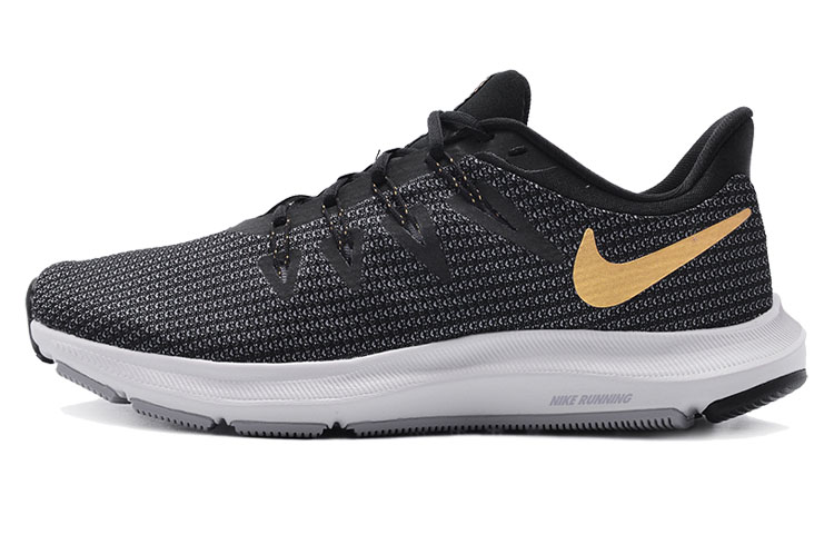 Женские кроссовки Nike Wmns Quest (черно-золотые) — фото 1