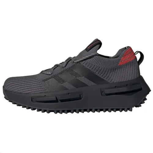Adidas Originals NMD S1 Slip Resistant Abrasion Resistant Low top Casual Running Shoes Unisex Black Gray