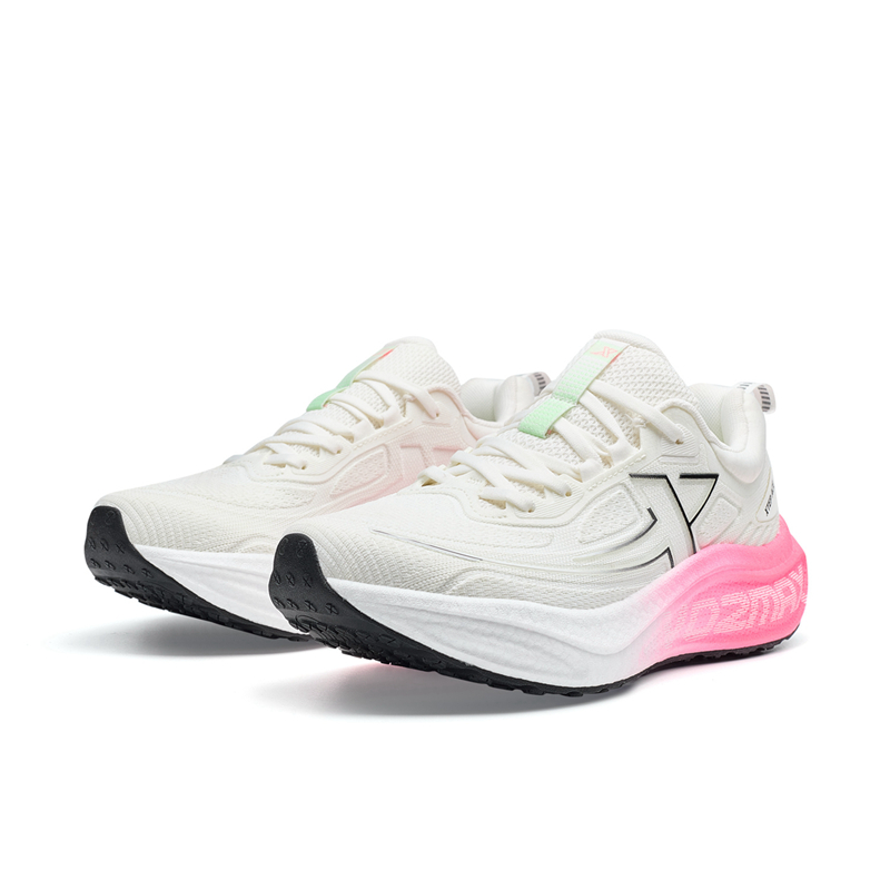XTEP Cushioning, Wear Resistant Low top Running Shoes Women’s Sail White