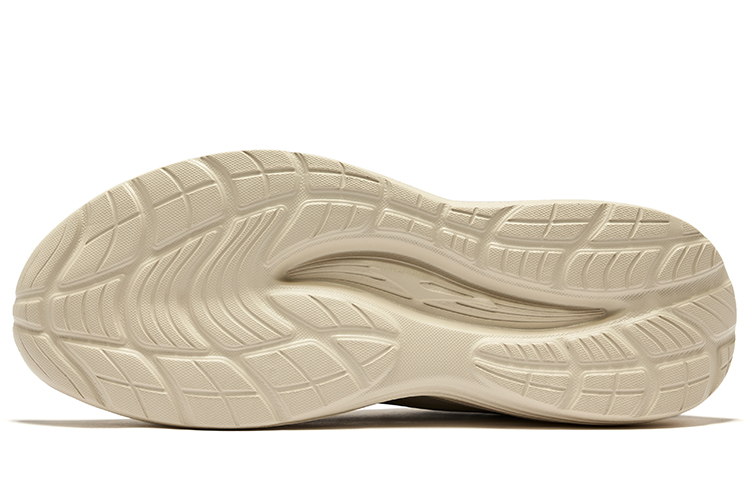Erke Ming Ouyang Cushioning, Wear Resistant Low top Running Shoes Men’s Light Linen Brownstone