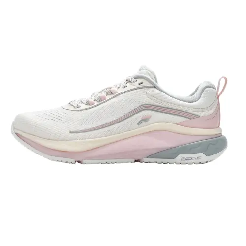 FILA Fabric Cushioning Breathable Cushioning Breathable Low top Running Shoes Women's White