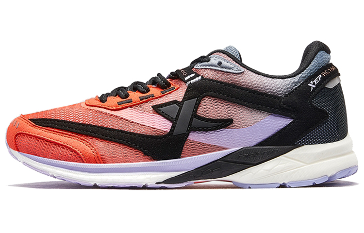 XTEP Race 160 Marathon Textile, Synthetic Leather Cushioning, Wear Resistant Low top Running Shoes Women’s Orange Gray