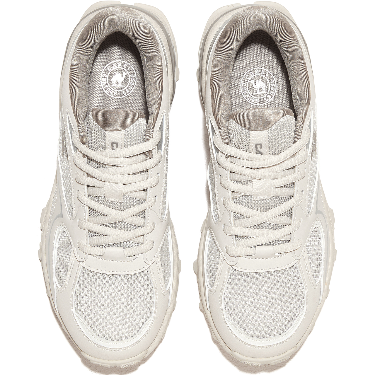CAMEL Low top Casual Running Shoes Women’s Oat White