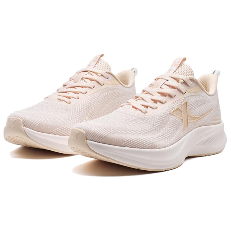 XTEP Light Wing 3.0 Cushioning Abrasion Resistant Cushioning, Wear Resistant Low top Casual Running Shoes Women’s Pink