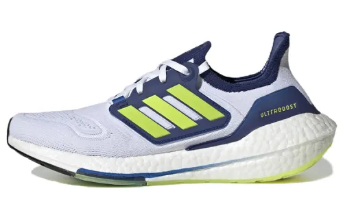 Adidas Wmns UltraBoost 22 'White Solar Yellow Blue' Women's