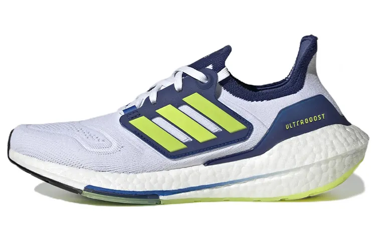 Adidas Wmns UltraBoost 22 'White Solar Yellow Blue' Women's