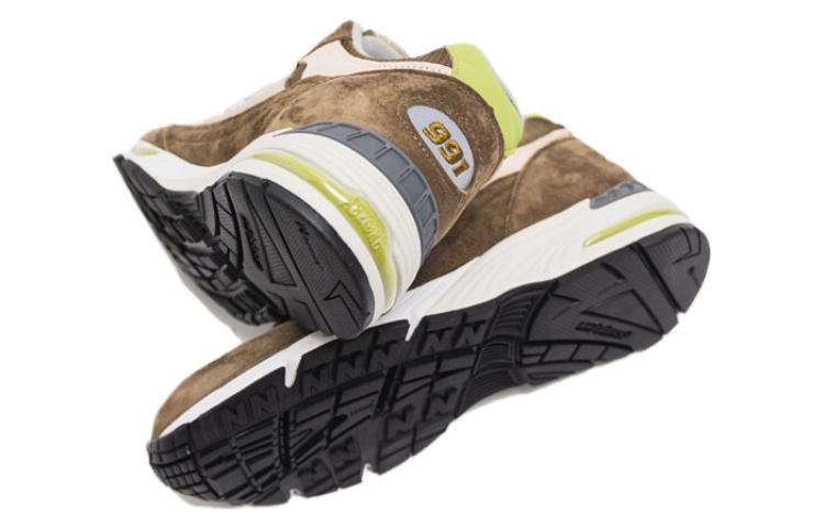 Мужские кроссовки New Balance 991 (коричневый) — фото 4