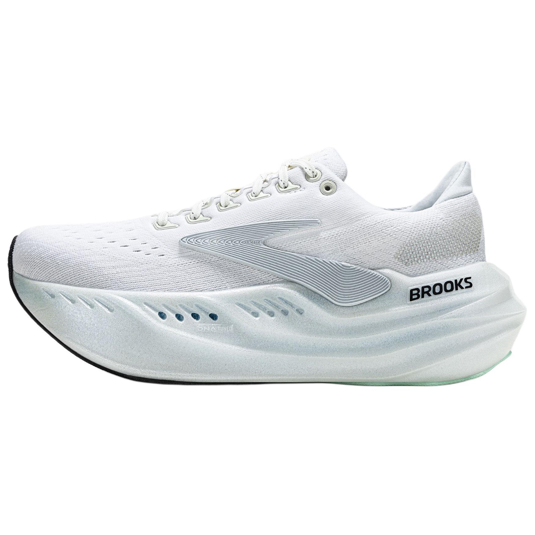 Brooks Brooks Glycerin max super glycerin moonlight series cushioning classic versatile professional wear-resistant breathable support low-cut long-distance marathon running shoes women's white