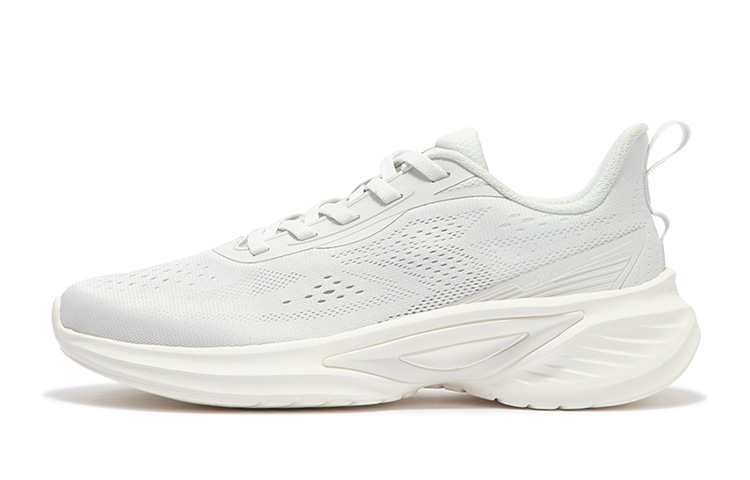 361° Blade Edge Cushioning Slip Resistant Abrasion Resistant Low top Running Shoes Women’s Gray White