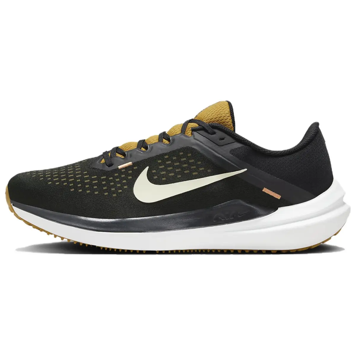 Nike Air Winflo 10 Comfortable Breathable Low top Casual Training Running Shoes Men's Black
