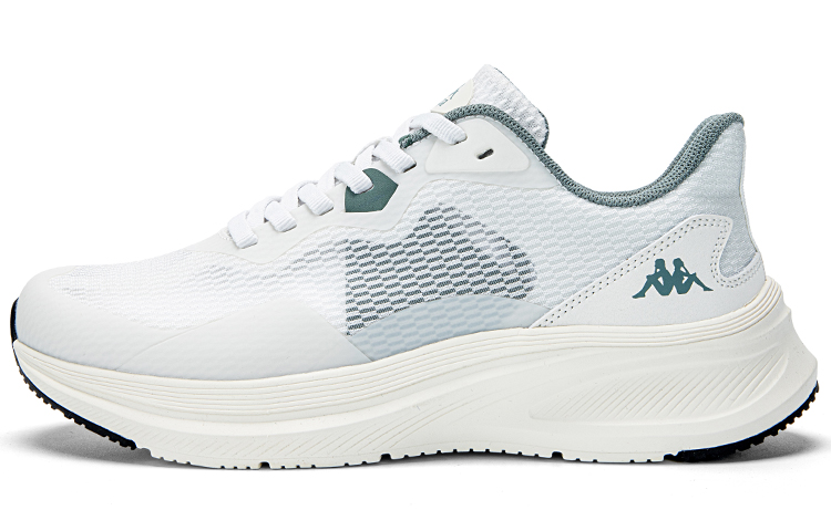 Kappa Cushioning, Wear Resistant Low top Running Shoes Unisex Heron Feather White