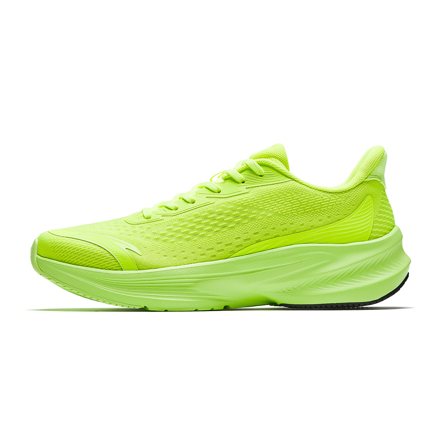 Anta Stinger 7 Cushioning Knee Pads Speed Boost Lightweight Upgrade Fabric Low Top A-SHOCK Technology Training Physical Test Urban Commuting Running Shoes Men's Fluorescent Green