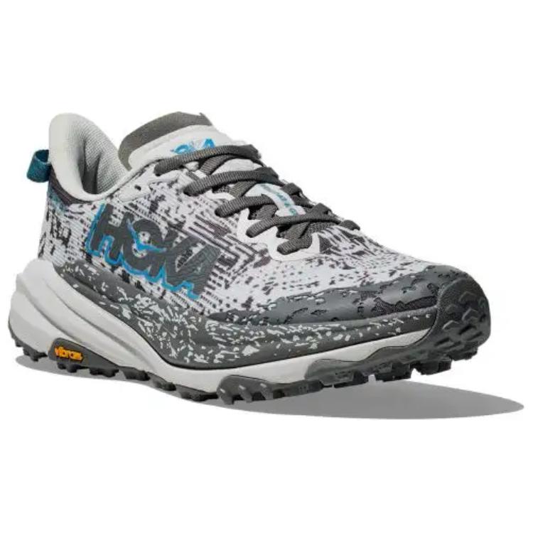 HOKA ONE ONE SPEEDGOAT 6 Comfortable Cushioning Slip Resistant Rebound Low top Running Shoes Women’s Gray Black
