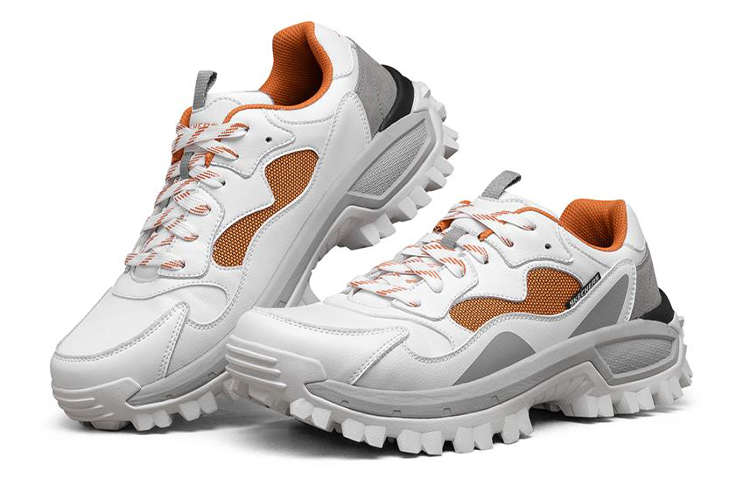 Кроссовки Skechers Trekson (серо-коричневые) — фото 3