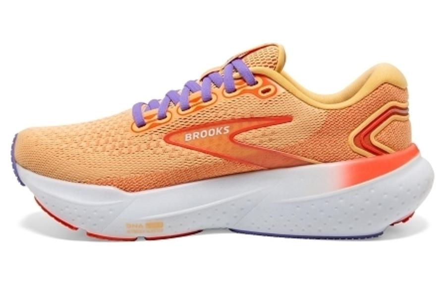 Brooks Brooks Glycerin 21 nitrogen injection technology shock-absorbing and breathable low top sneakers for women orange