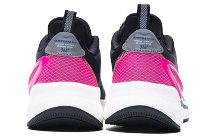 361° Night Shadows Comfortable And Trendy Cushioning Slip Resistant Low top Running Shoes Women’s Black Pink