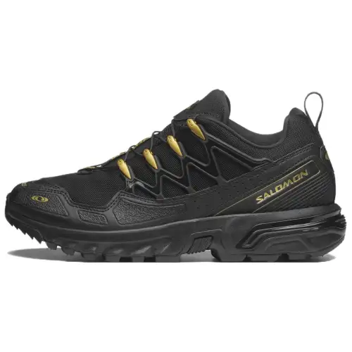 SALOMON ACS+ Slip Resistant Abrasion Resistant Low top Running Shoes Unisex Black