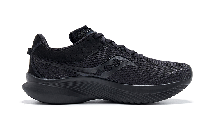 Saucony Kinvara 14 Slip Resistant Abrasion Resistant Low top Training Running Shoes Men’s Black