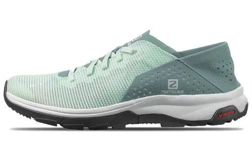 SALOMON Reelax Moc 6.0 Fabric Cushioning Slip Resistant Breathable Low top Running Shoes Women's Blue