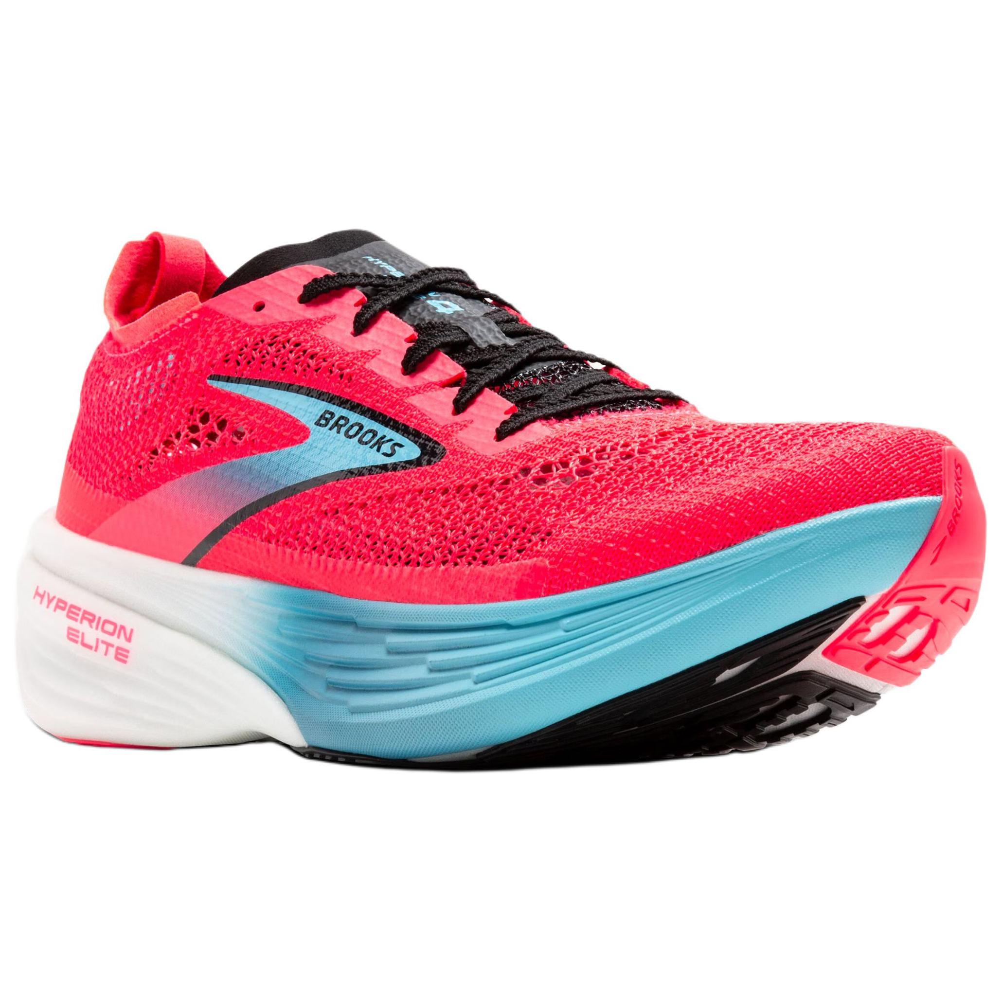 Brooks Hyperion Elite Slip Resistant Abrasion Resistant Low top Marathon Running Shoes Unisex Pink