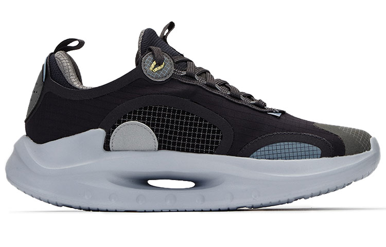 Li Ning Apocalypse Tianqi Cushioning Rebound Low top Running Shoes Men’s Landmark Gray