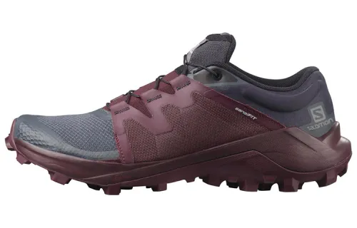SALOMON Wildcross 1 Running Shoes Women's Low Top Black/Red