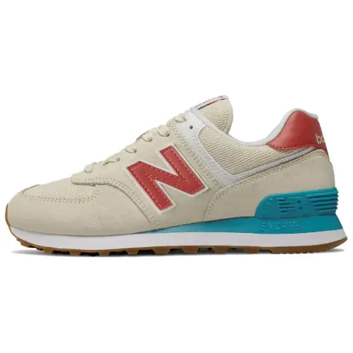 New Balance NB 574 Cushioning Support Low top Running Shoes Women's Khaki