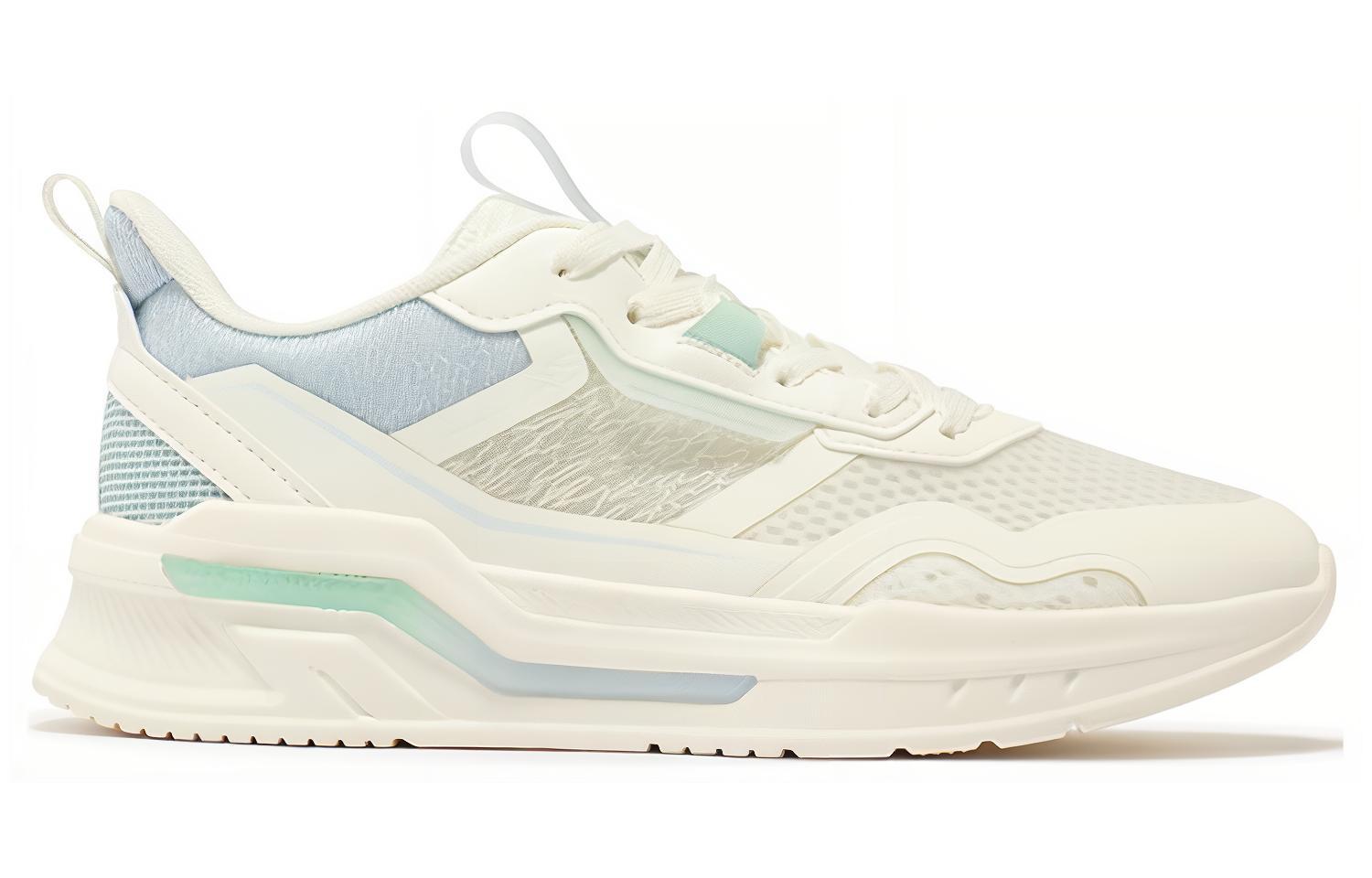 361° Cushioning Slip Resistant Abrasion Resistant Low top Running Shoes Women’s White Blue