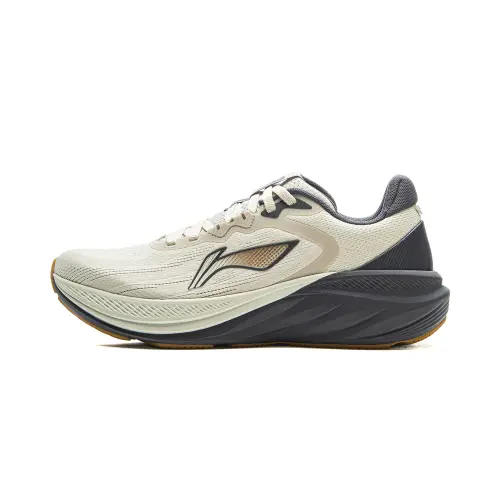 Li Ning Leisurely V2 Cushioning Slip Resistant Abrasion Resistant Breathable Low top Casual Running Shoes Men's