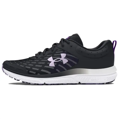 Under Armour Charged Assert 10 Low top Casual Running Shoes Women's Black Purple
