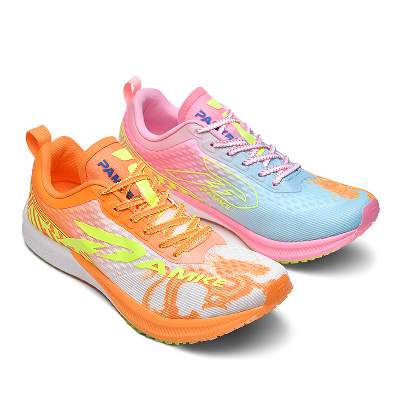 PANKE Slip Resistant, Abrasion Resistant, Breathable Low top Supercritical Midsole+CPU Base Plate Running Shoes Unisex
