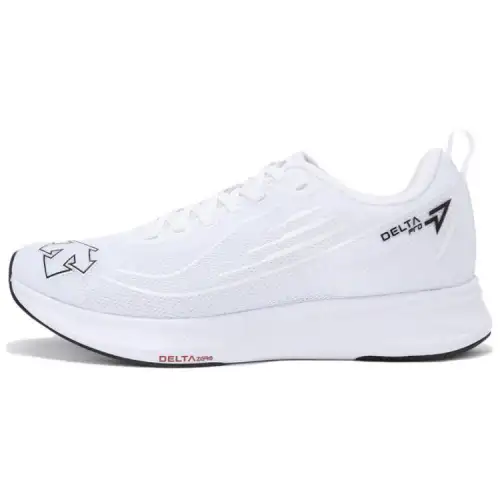 DESCENTE DELTA Slip Resistant Abrasion Resistant Low top Casual Running Shoes Unisex White