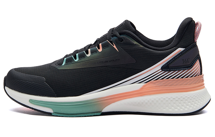 361° Rain Screen 5.0 Water repellent Rebound Cushioning Low top Running Shoes Women’s Black Pink Orange