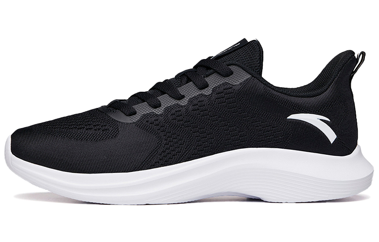 Anta Cushioning Breathable Abrasion Resistant Slip Resistant Low top Running Shoes Men’s Black