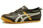 Onitsuka Tiger MEXICO 66 Fashion Cow Leather Cushioning Abrasion Resistant Slip Resistant Low top Rubber Running Shoes