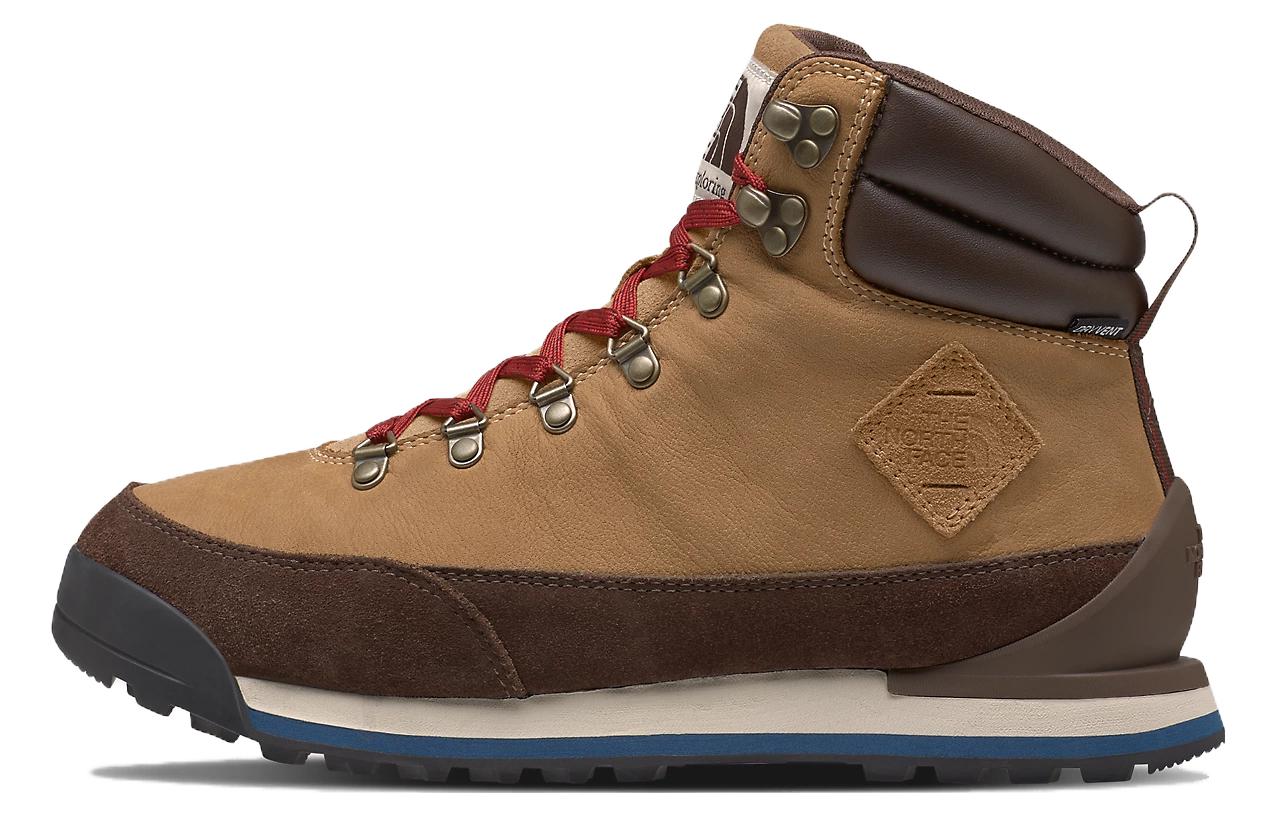 The north face, wear-resistant comfortable universal brown boots, mid-length