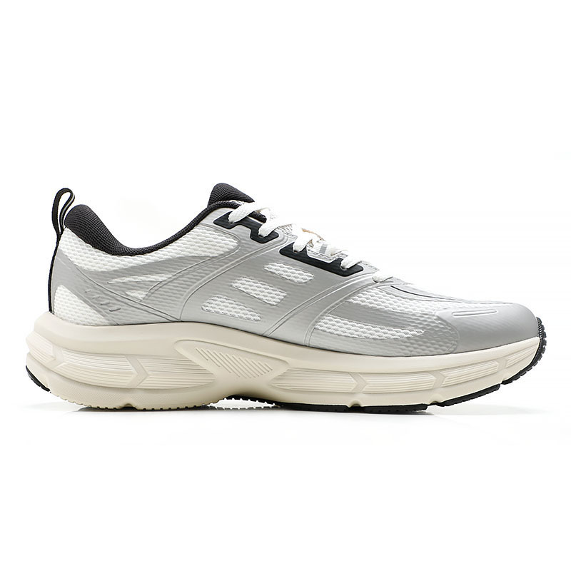 XTEP Cushioning Breathable Support Cushioning Breathable Support Low top Casual Running Shoes Men’s Silver Sail White