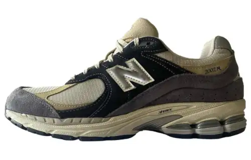 New Balance NB 2002R Athleisure Abrasion Resistant Breathable Low top Running Shoes Men's Black Yellow