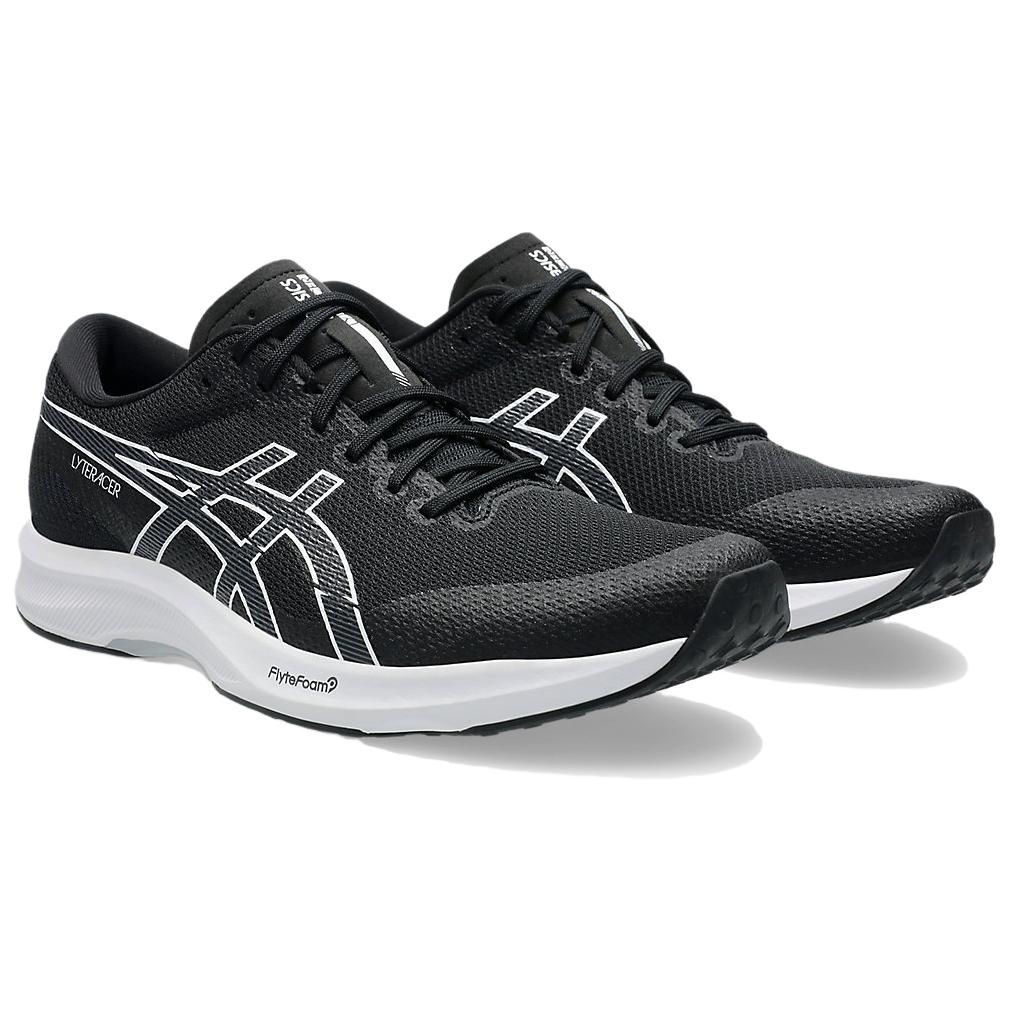 ASICS LYTERACER 6 Abrasion Resistant Abrasion Resistant Low top Training Running Shoes Men’s Black White