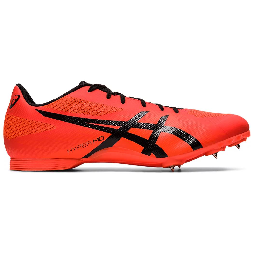 Asics Hyper MD 7 Low top Training Running Shoes Unisex Orange Red
