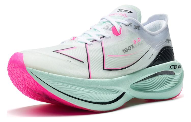 XTEP 160X 3.0 Pro Racing Fabric Cushioning Slip Resistant Abrasion Resistant Breathable Low top Marathon Sprint