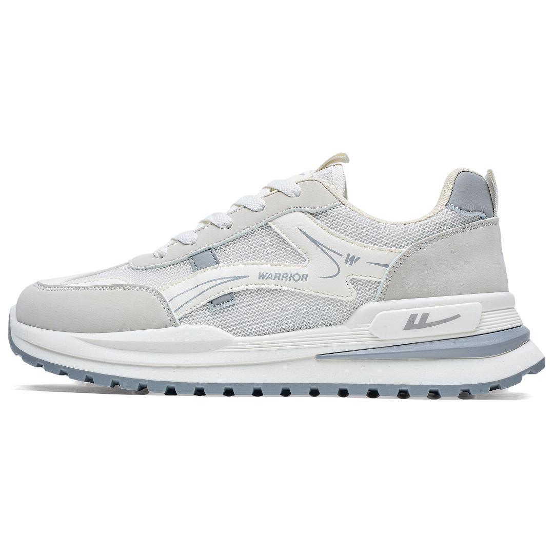 Warrior Textile, Synthetic Leather Breathable And Lightweight Low top Casual City Commuting Running Shoes Unisex