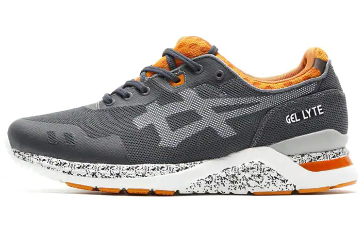 Asics Gel Lyte Evo Comfortable Low top Running Shoes Men's Gray Yellow