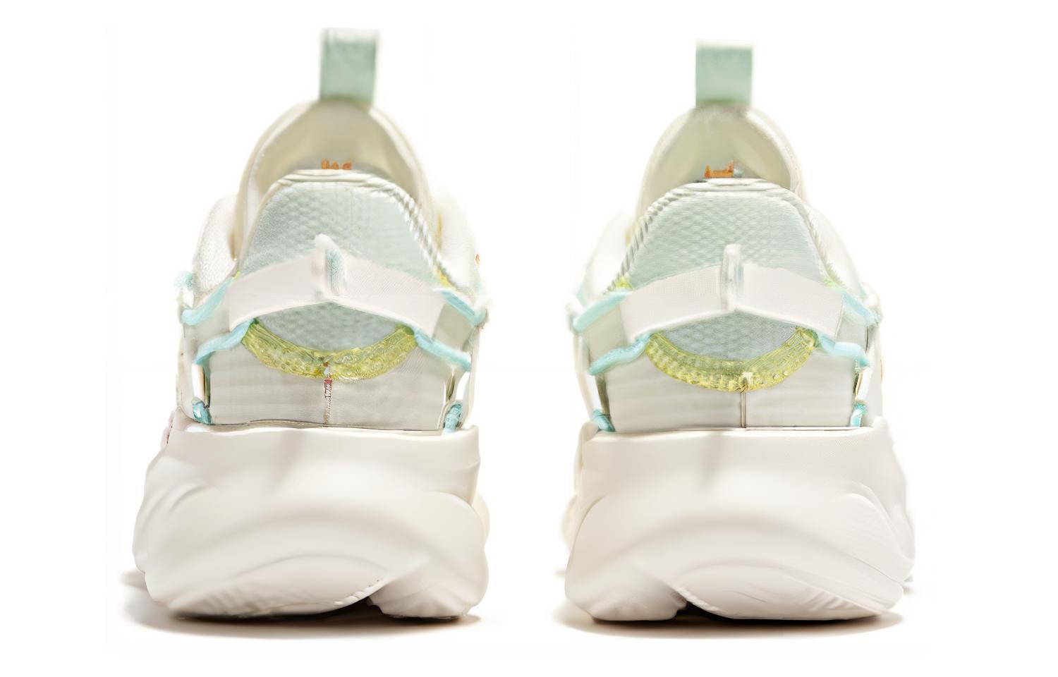 361° Slip Resistant, Abrasion Resistant, Breathable Low top Running Shoes Women’s White Green
