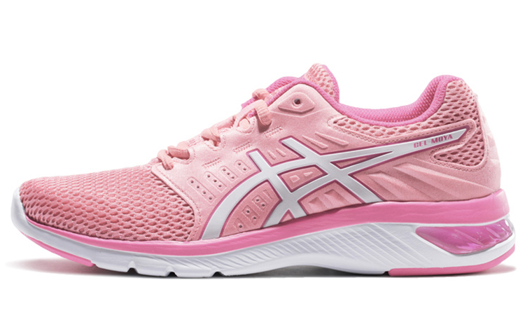 Asics Gel moya Comfortable Abrasion Resistant Low top Running Shoes Women's Pink White
